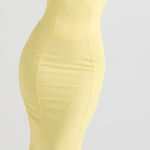 House Of CB  ‘Soren’ Buttercup Cutout Mermaid‎ Midi yellow size XS Photo 0