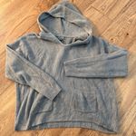 Barefoot Dreams  Gray Cozy Chic Lite Hoodie Sweatshirt Pullover Photo 0