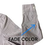 J.Jill Women’s Large Button Down Stripe Long Sleeve Shirt Polo Collar Top Photo 11