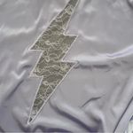 Savage X Fenty Lavender Satin Robe with Lightning Accent size XL Purple Photo 6