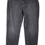 Lee  High Rise Tapered Jeans Faded Black Stretch Denim 16M Photo 0