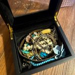 Boho Jewelry Jar Gold Photo 0