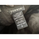 Torrid Black Sweetheart Neckline Sleeveless Peplum Top Women's 12 Photo 3