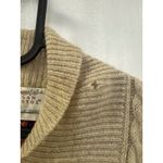 Susan Bristol ‎ Vintage Wool Cable Knit Cardigan Sweater Gold Buttons Medium Photo 3