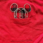 Disney  Parks Mickey Mouse Long Sleeve Red Shirt Women's Size Small Photo 1