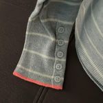 Gap  Gray Striped Sweater Size Small Photo 2