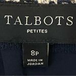 Talbots PETITES Tweed A-line Skirt in Blues, Browns and Cream Size 8P EUC Photo 8