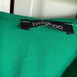 Boohoo Womens Dress Emerald Green Faux Wrap Maxi Dress Short Sleeve NEW Photo 8