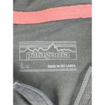 Patagonia ‎ Gray Activewear Hoodie Pullover 1/4 Zip Long Sleeve Women's L 12 Photo 5
