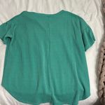 Altar'd State Short Sleeve Ribbed Altered State Shirt Green Photo 1