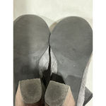Franco Fortini Womans Lexi Gray Suede Size 10 Back Zip Bootie With Heel Photo 5