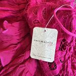 Free People NWT Adella Lace Woven Camisole Top M In Rose Hypnotic Babydoll Photo 3