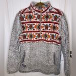 Simply Southern turtle patterned Sherpa half zip Photo 1
