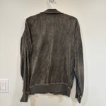 Juicy Couture  Vintage Track Jacket Medium Made USA Gray Velour Y2K Zip Up Photo 5