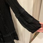 Carly Jean Los Angeles  button front lace ruffle whimsigoth mini dress tunic boho Photo 4