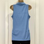 Travis Mathew Coto Performance Sleeveless Polo Tank Top Golf Blue Medium New Photo 3