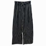 Faithfull the Brand Faithfull‎ the Brand Tahnie Pants Small NWT Black White Stripe Wide Leg Pull On Photo 3