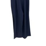 Monique Lhuillier Monique Lhuillier Bridesmaids Doutzen Jumpsuit Wide Slit Leg Navy Blue Size 12 Photo 12