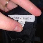 Honey Punch  Chloe sexy lacy open back S little black dress Photo 3