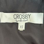 CROSBY by Mollie Burch  Top Size XS Sleeveless Criss Cross Black Textured Black Photo 4