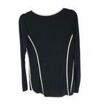 Philosophy  Republic Clothing Black & White Long Sleeve Top Contrast Trim Size M Photo 1