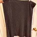 J.Jill Asymmetrical Blue and White Striped Skirt Photo 0