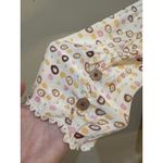 Peruvian Connection ‎ Silk Geometric Button Down Blouse Pleated Size 14 Photo 4