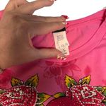 Ed Hardy 2000'S DEADSTOCK NWOT SKULL RHINESTONE TATTOO   STYLE PINK T SHIRT XL Photo 5