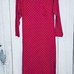 Victoria's Secret Victoria Secret Gold Label Pink Midi Nightgown Sz S Vintage Embroidered Pocket Photo 0