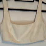Princess Polly Huxley Super Crop Top Thick Straps Square Neck Size US 2 Photo 8