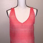 Gap sheer pink floral keyhole high low blouse Photo 1