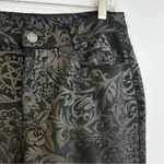 KILLSTAR NWT  Nora Trousers Black Lily Dark Floral Pentagram Pants Size Large Photo 5