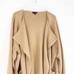 J.Crew Juliette Collarless Wool Blend Sweater Blazer 3X Tan Photo 3