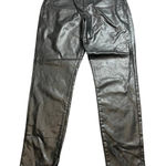 Lilly Pulitzer  Eagan High Rise Stretch Coated Denim Jeans‎ Size 14 Black Photo 0