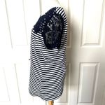 Charter Club striped lace detail short sleeved T shirt Photo 3