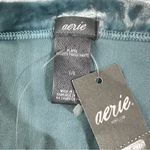 Aerie  Velour High-Cut Bikini Bottoms Blue Size L NWT Photo 5