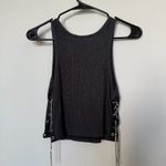 Austin Texas Crop Tank Top with diamond chain Photo 2