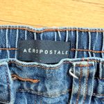 Aeropostale Denim Cargo Pants Elastic Waist Pockets Blue Jeans Medium Photo 1