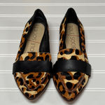 Sole Society Edie Pointed Toe Cheetah Dot Calf Hair Leather Flats Size 6 Photo 1