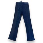 David Lerner microsuede navy blue pants, pull up elastic waist, navy blue, sz M Photo 2