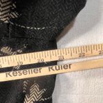 Armani Collezioni  Floral Blazer Womens 14 Black Beige Button Front Jacket Italy Photo 4