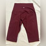 Lululemon  Athletica Burgundy Leggings Photo 1