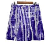 Elie Tahari Hena Front Pleat Printed Skirt in Grape Vine Photo 5
