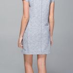 Lululemon  Womens Cut Above Tee Shirt Dress in Blue Heathered Spacedye Size 6 Photo 2