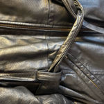 wilson's leather Wilson’s Leather Womens Fur Trimmed Coat Size Small Lined Belted 90s Y2K‎ Winter Photo 4