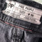 Free People Uptown Black Denim Button Fly Cut Off Jean Shorts 29 Photo 5