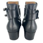 Gucci Black Leather Dionysus Booties 38.5 Buckle Ankle Zip Boots Photo 9