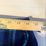 Escadrille VTG Wool Blend Long Wrap Skirt Fringe Plaid Western Boho Festival 14 Blue Photo 8