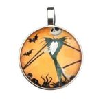 Disney Jack Skellington Necklace Nightmare Before Christmas Pendant Halloween Photo 0