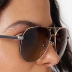 Kate Spade GOLD AVIATOR EMMALINE SUNGLASSES Photo 6